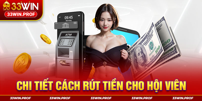 Chi tiết cách rút tiền cho hội viên